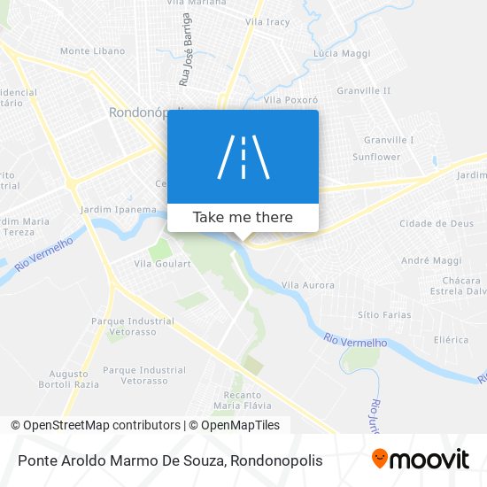 Ponte Aroldo Marmo De Souza map