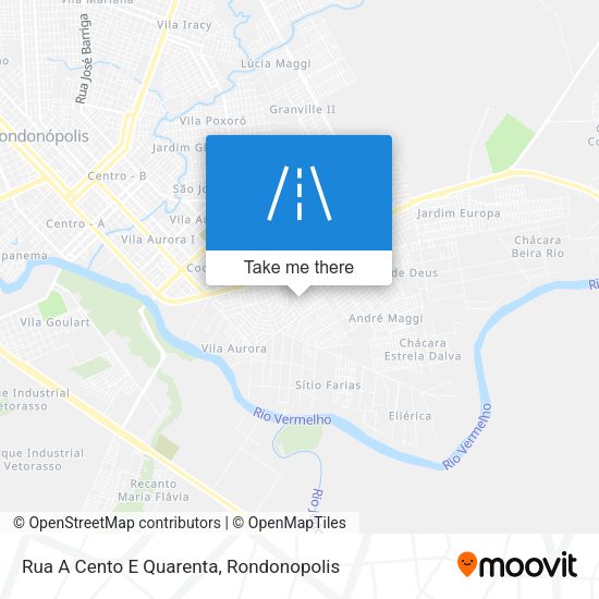 Rua A Cento E Quarenta map
