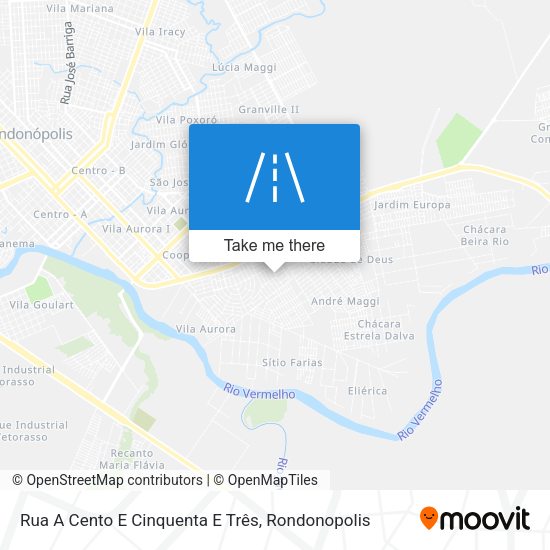 Rua A Cento E Cinquenta E Três map