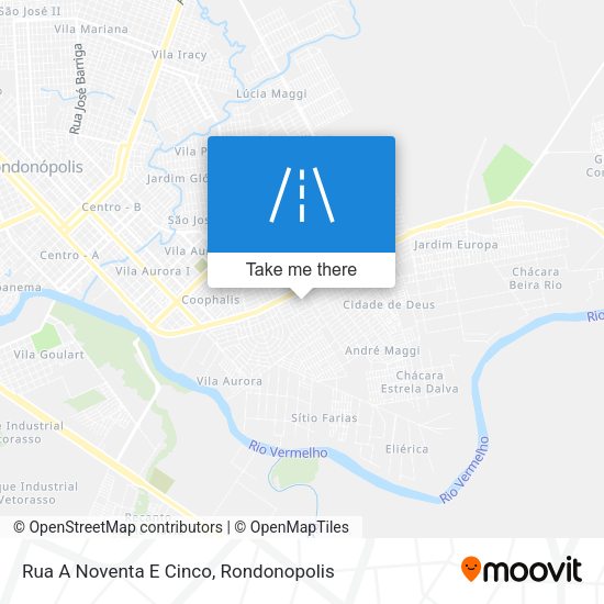 Rua A Noventa E Cinco map
