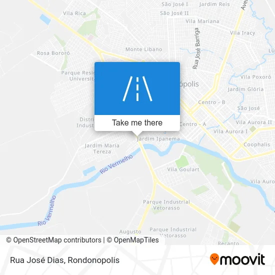 Rua José Dias map
