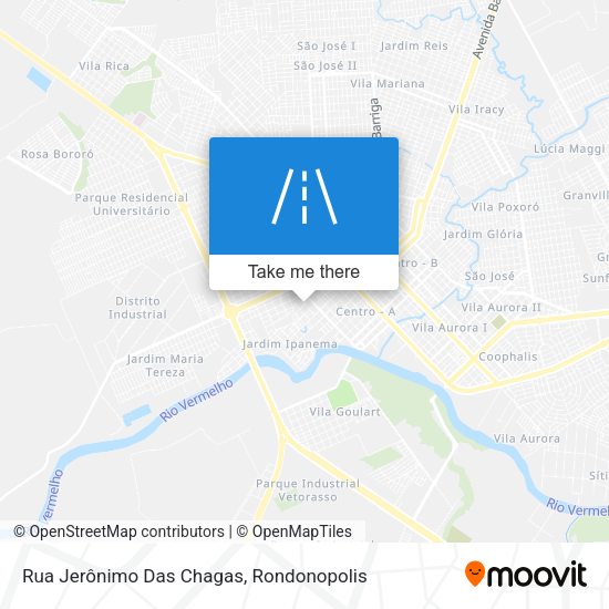Rua Jerônimo Das Chagas map