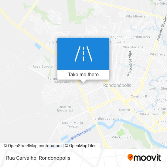 Rua Carvalho map