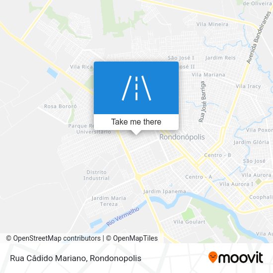 Rua Câdido Mariano map