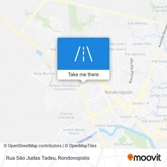 Rua Sâo Judas Tadeu map