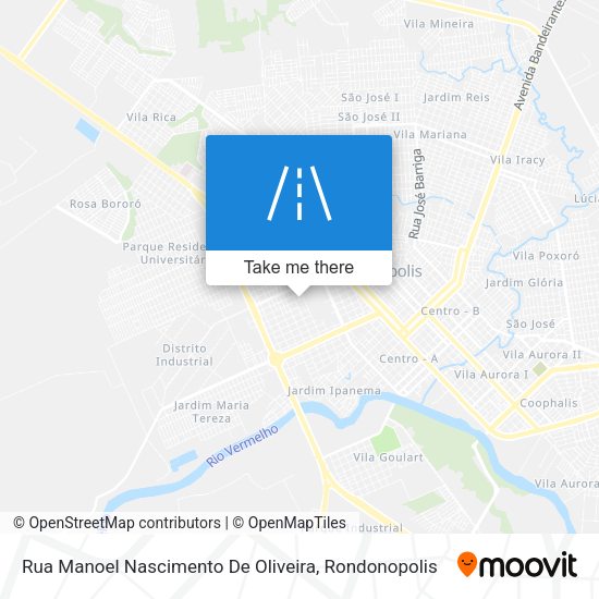 Rua Manoel Nascimento De Oliveira map