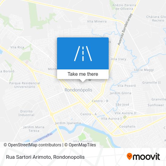 Rua Sartori Arimoto map