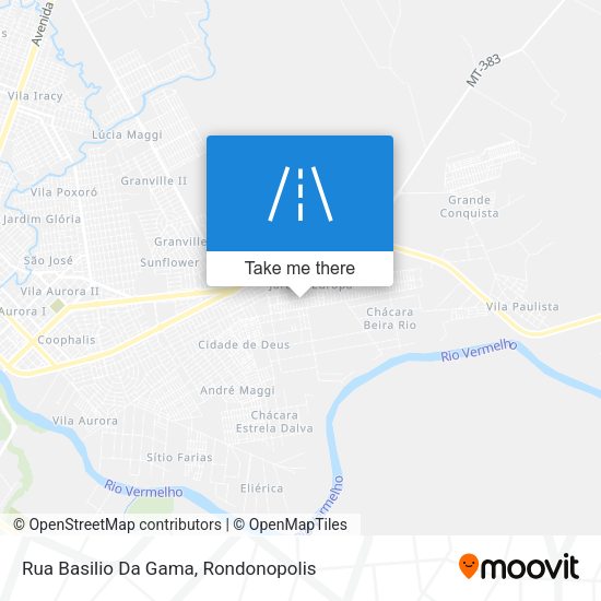 Rua Basilio Da Gama map