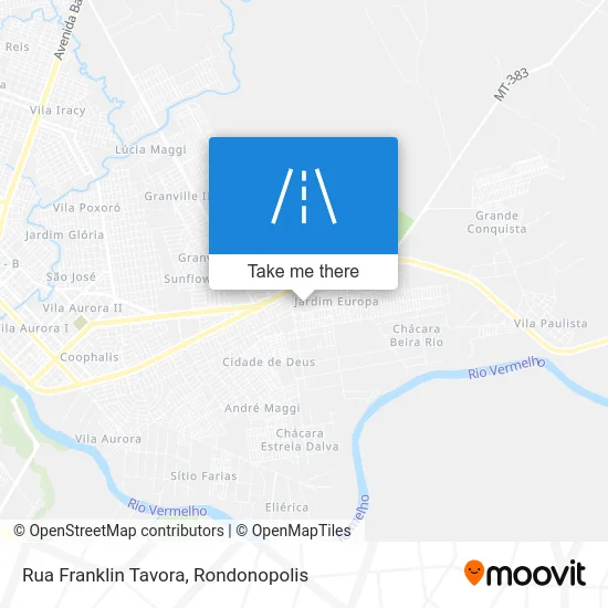 Rua Franklin Tavora map
