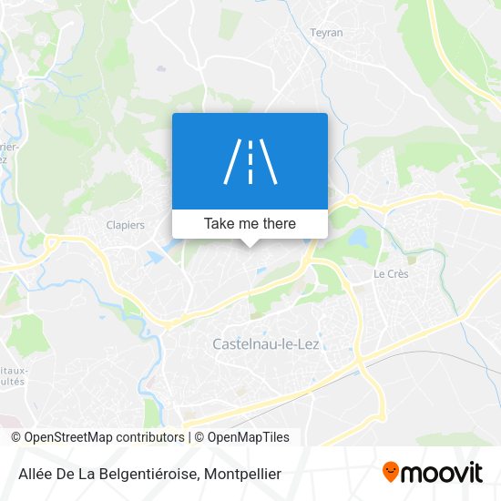 Allée De La Belgentiéroise map