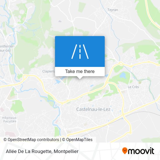 Allée De La Rougette map