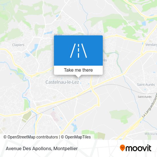 Avenue Des Apollons map