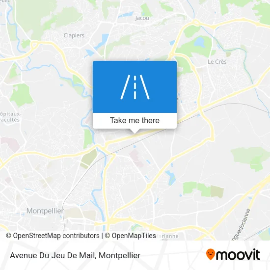 Avenue Du Jeu De Mail map