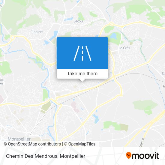 Chemin Des Mendrous map
