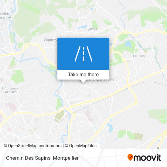 Chemin Des Sapins map