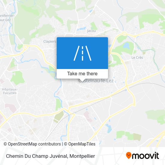 Chemin Du Champ Juvénal map