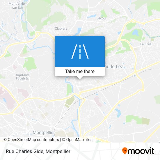 Rue Charles Gide map
