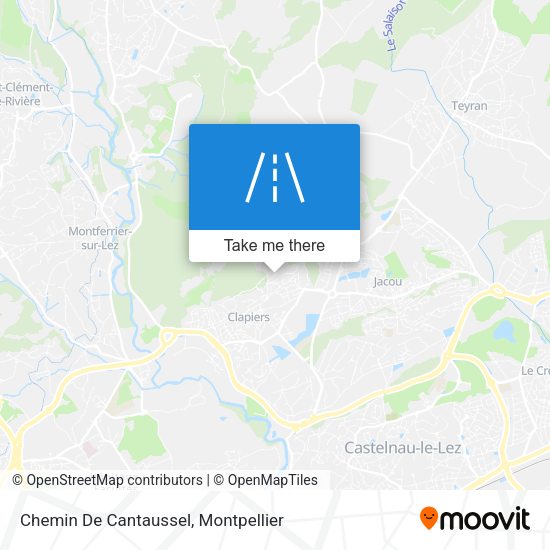 Chemin De Cantaussel map