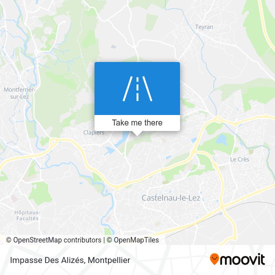 Impasse Des Alizés map