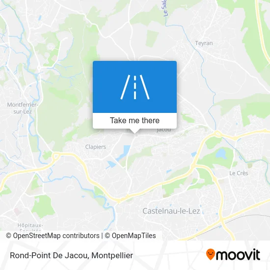 Rond-Point De Jacou map