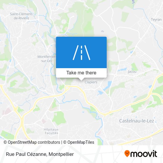 Rue Paul Cézanne map