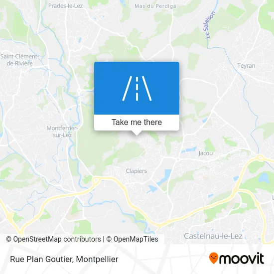 Rue Plan Goutier map