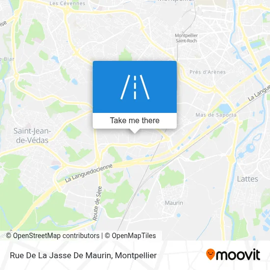 Rue De La Jasse De Maurin map