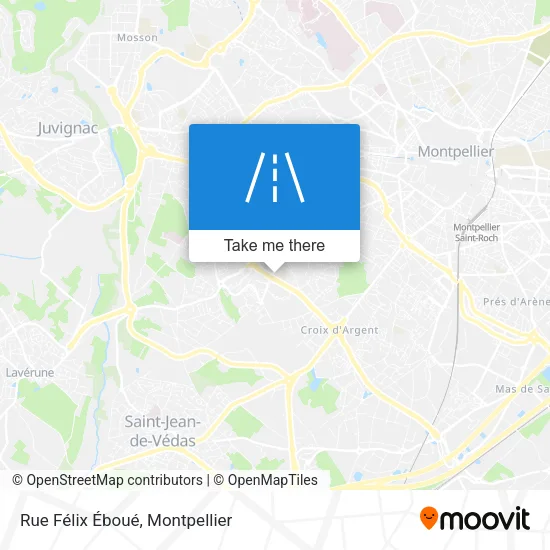Rue Félix Éboué map