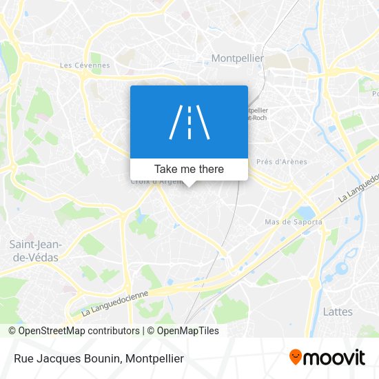 Rue Jacques Bounin map