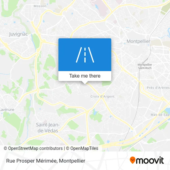 Rue Prosper Mérimée map
