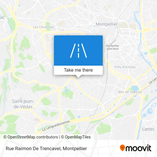 Rue Raimon De Trencavel map