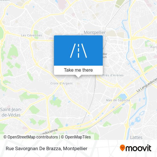 Rue Savorgnan De Brazza map