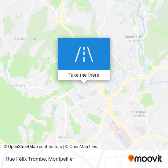 Rue Félix Trombe map