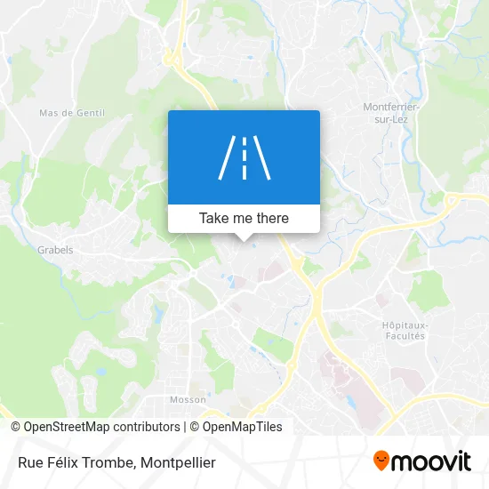 Rue Félix Trombe map