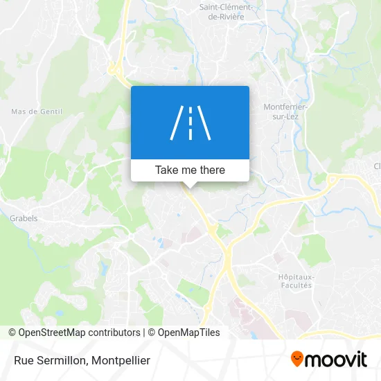 Rue Sermillon map