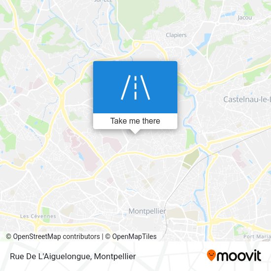 Rue De L'Aiguelongue map