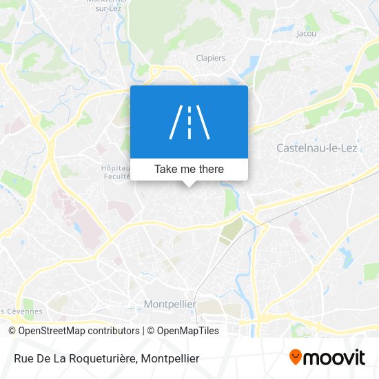 Rue De La Roqueturière map