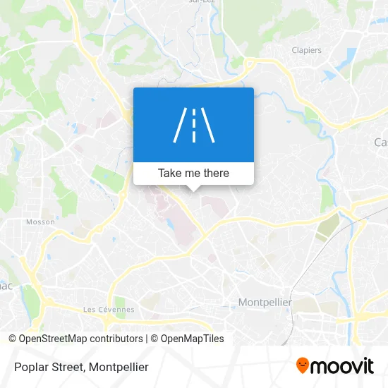 Rue Des Peupliers map