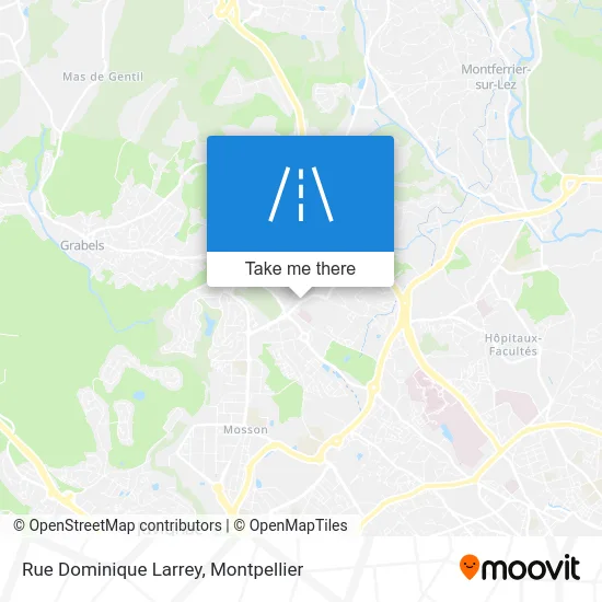 Rue Dominique Larrey map