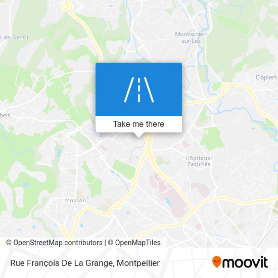 Rue François De La Grange map