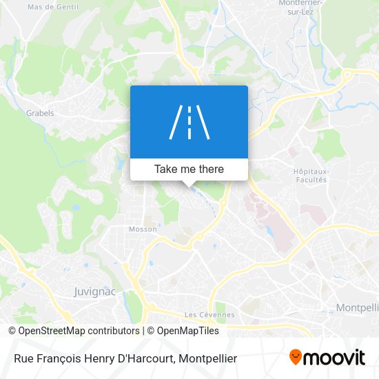 Rue François Henry D'Harcourt map