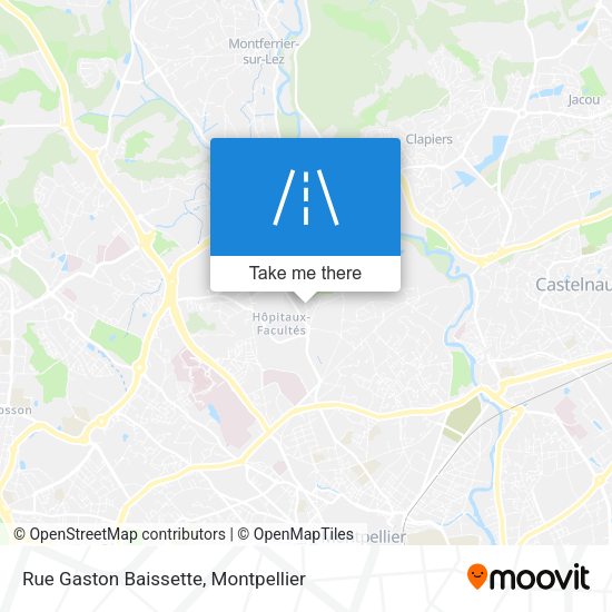 Rue Gaston Baissette map