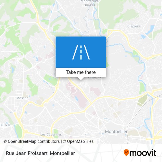 Rue Jean Froissart map