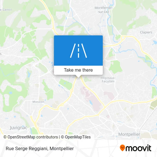 Rue Serge Reggiani map