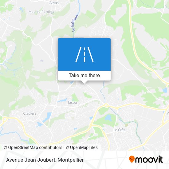Avenue Jean Joubert map
