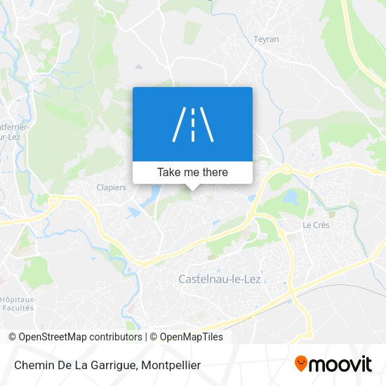Chemin De La Garrigue map