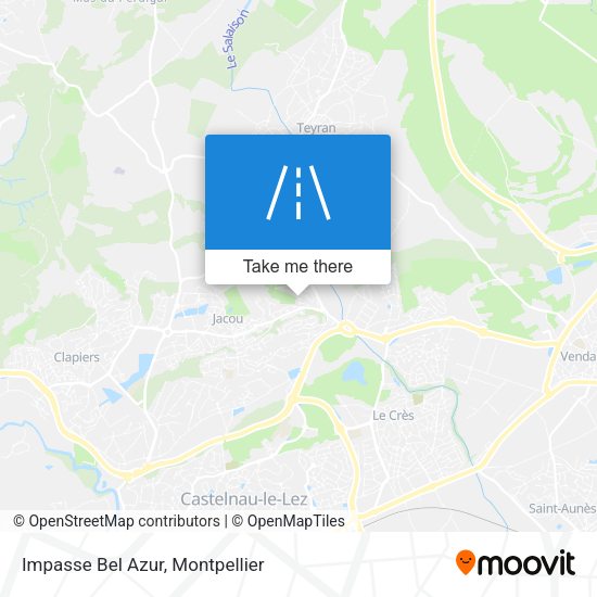 Impasse Bel Azur map