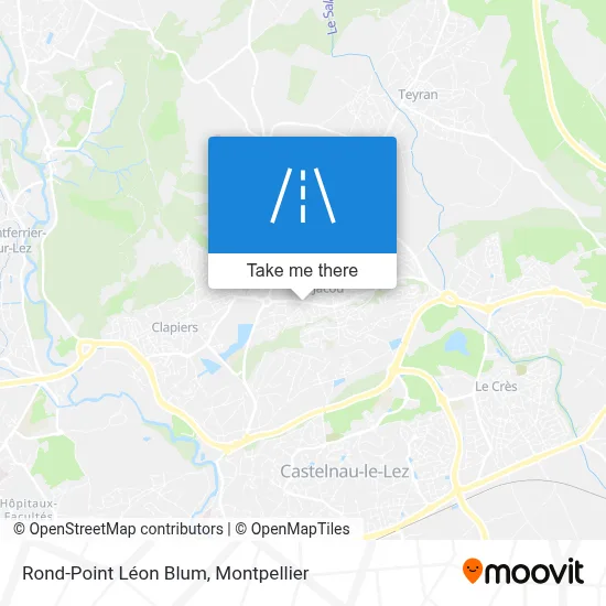 Rond-Point Léon Blum map