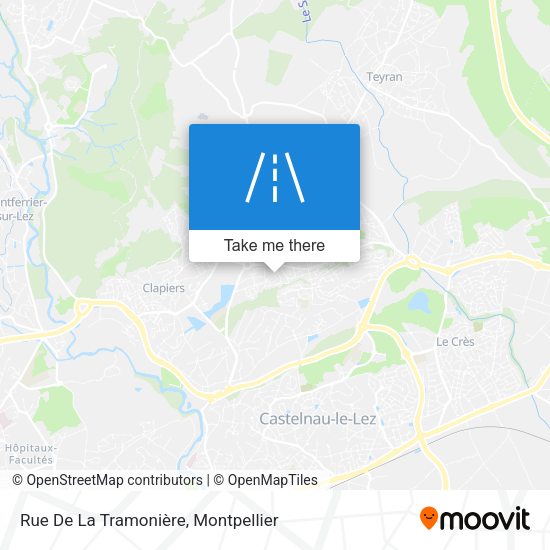 Rue De La Tramonière map