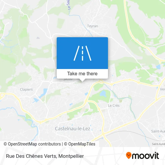 Rue Des Chênes Verts map